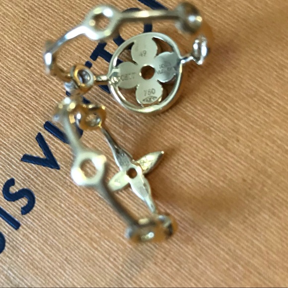 💯 Authentic Louis Vuitton 18k gold diamond rings - Picture 6 of 8